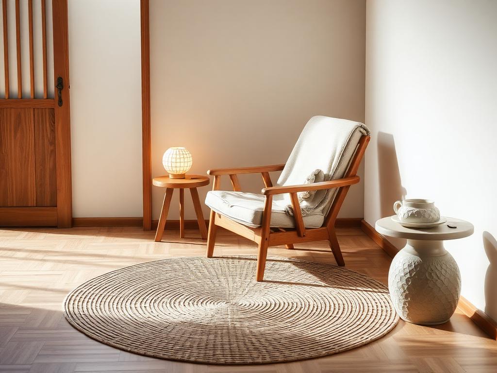 Góc làm việc / thư giãn phong cách Japandi – LuckySpace