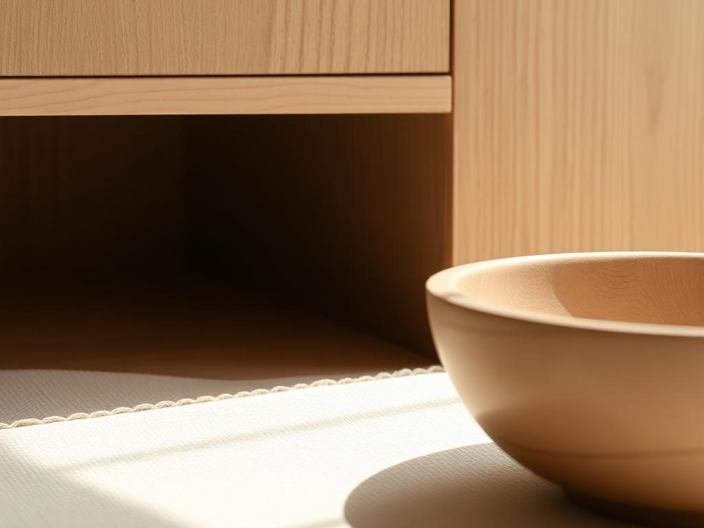 Chi tiết vật liệu phong cách Japandi – LuckySpace
