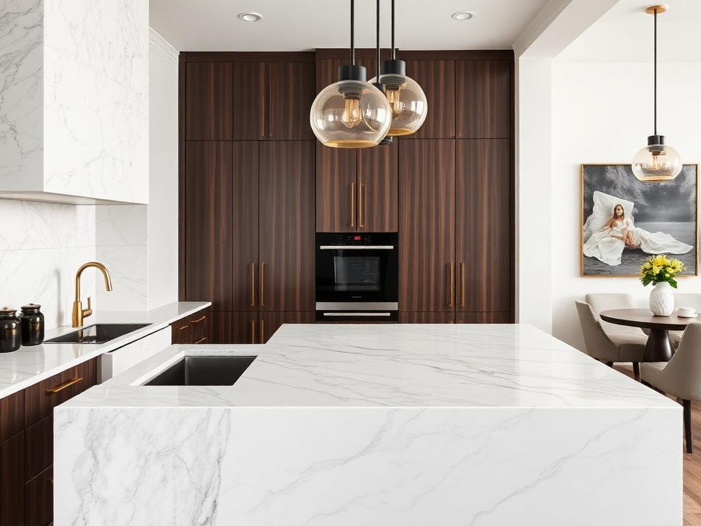 Phòng bếp phong cách Modern Luxury – LuckySpace