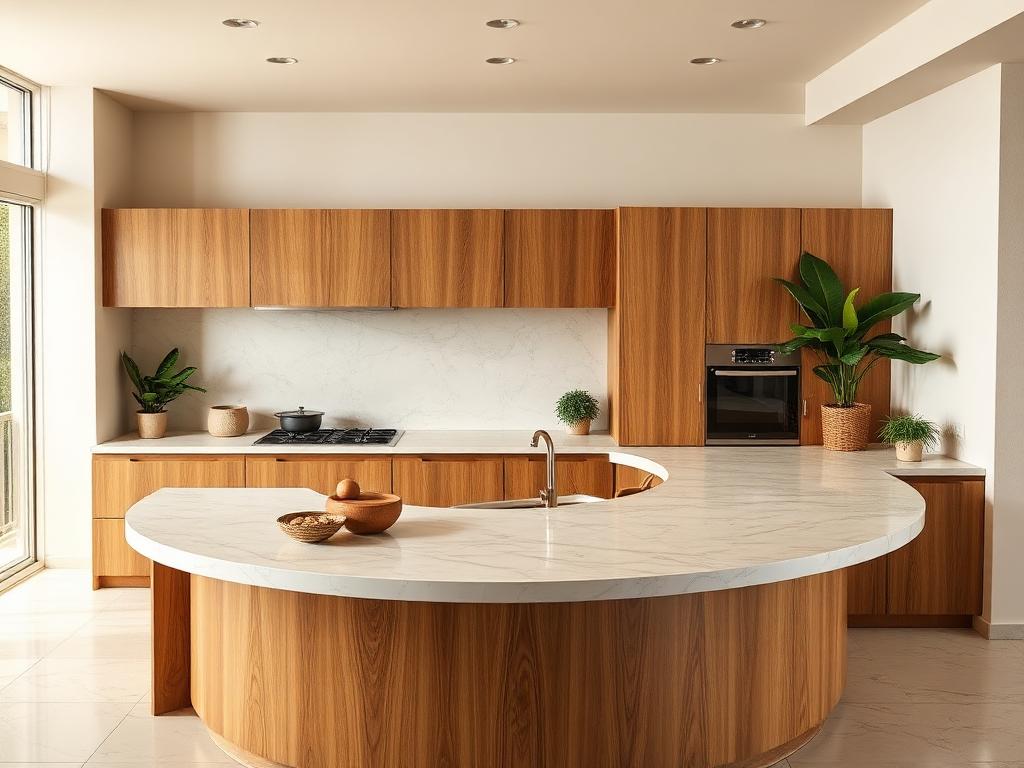 Phòng bếp phong cách Organic Modern – LuckySpace