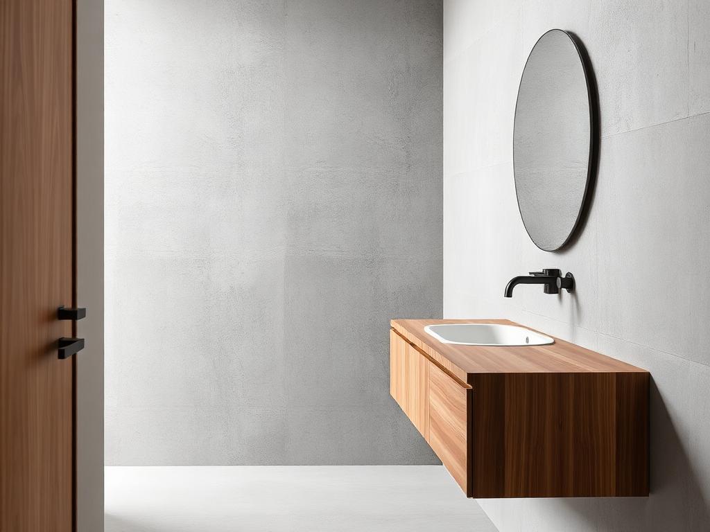 Phòng tắm phong cách Tối giản – LuckySpace