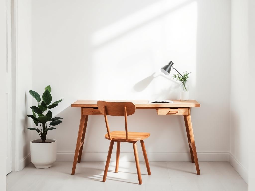 Góc làm việc / thư giãn phong cách Tối giản – LuckySpace