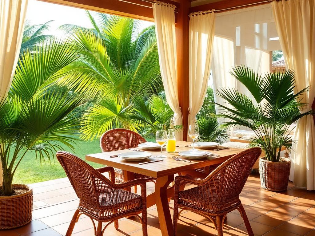 Góc làm việc / thư giãn phong cách Tropical Resort – LuckySpace