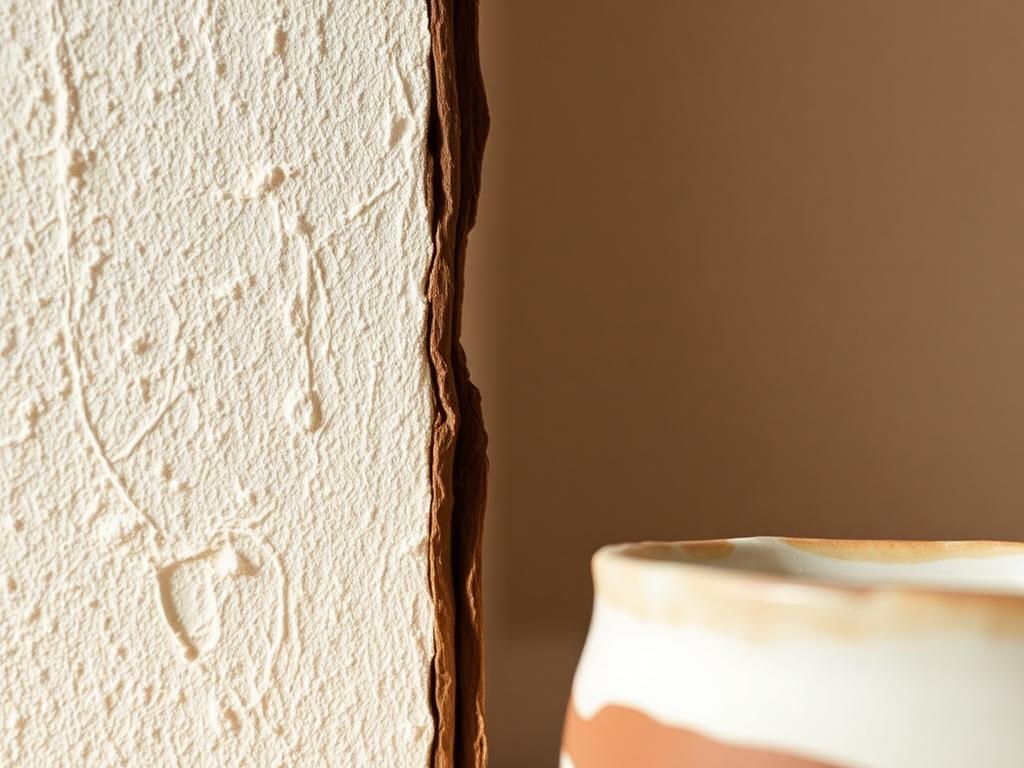 Chi tiết vật liệu phong cách Wabi Sabi – LuckySpace